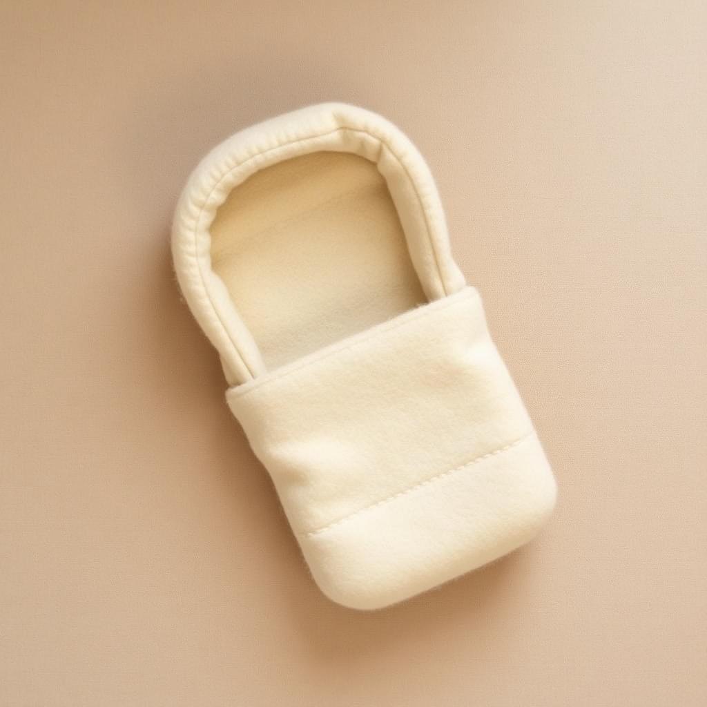 Wollen voetenzak voor wandelwagen