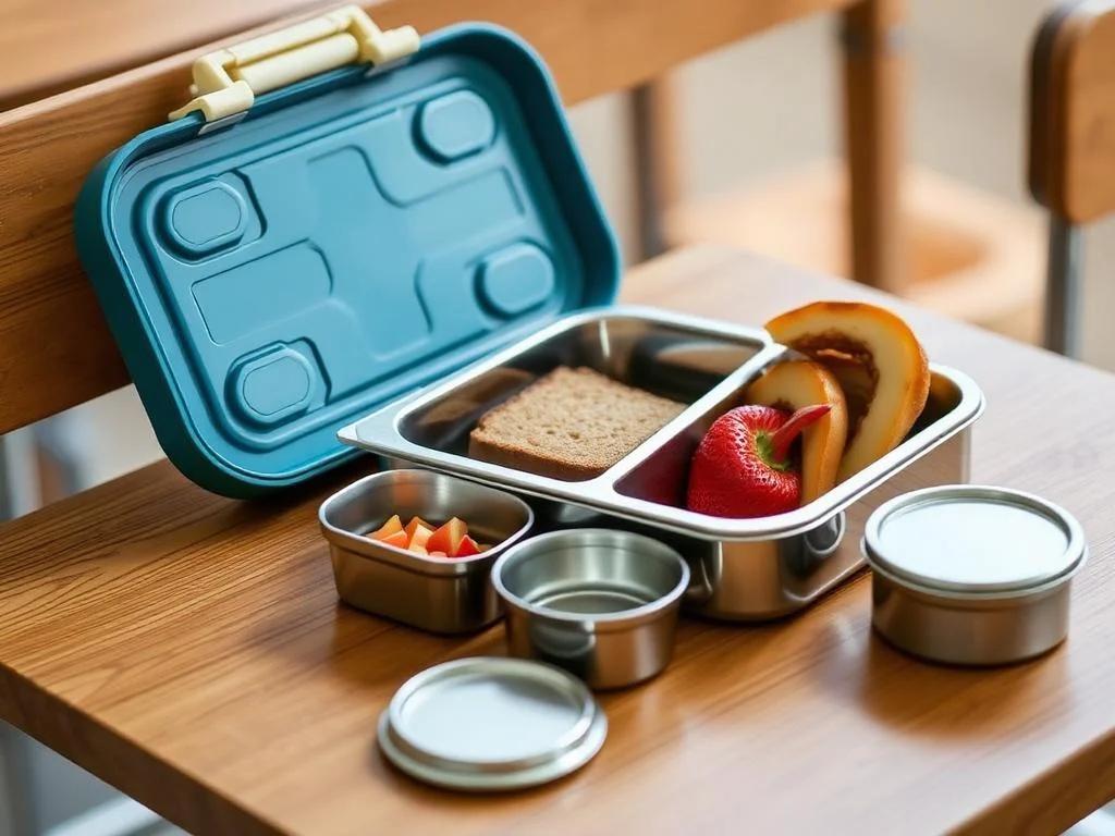 Artikel over eten & drinken: Lunchbox voor school zonder plastic: zo pak je het slim in
