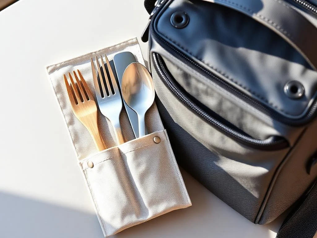Artikel over keuken & eten: Bestek voor onderweg: bamboe, RVS of gewoon van thuis?