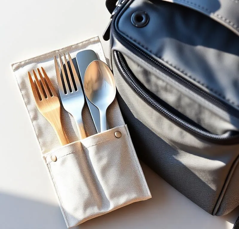 Artikel over keuken & eten: Bestek voor onderweg: bamboe, RVS of gewoon van thuis?