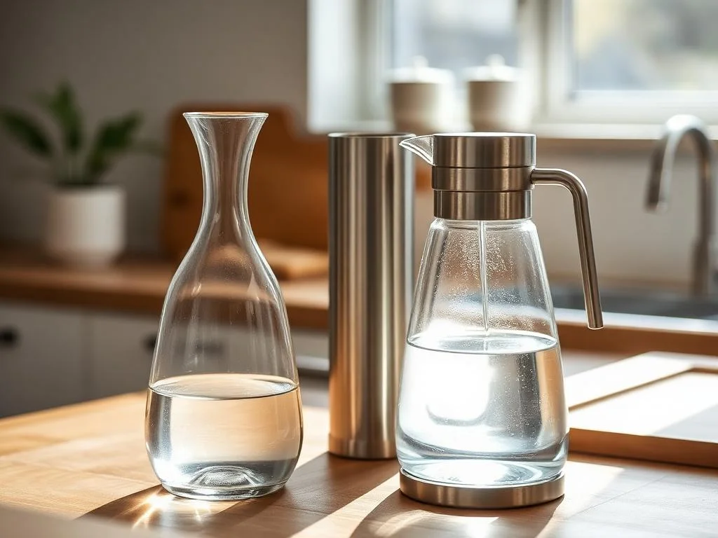 Artikel over keuken & eten: Kraanwater filteren zonder plastic: dit zijn je opties
