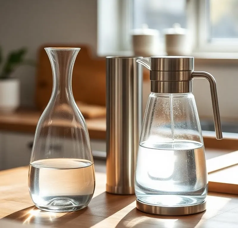 Artikel over keuken & eten: Kraanwater filteren zonder plastic: dit zijn je opties