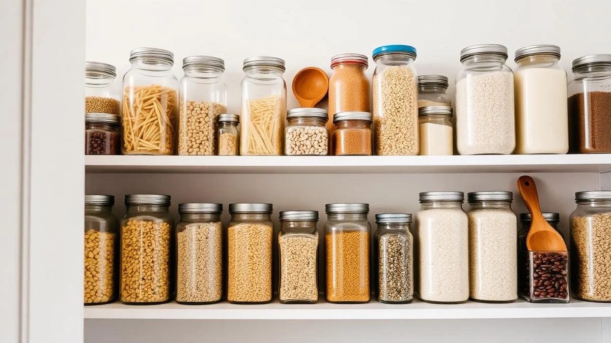 Artikel over bewaren: Voorraadkast inrichten zonder plastic: stap voor stap