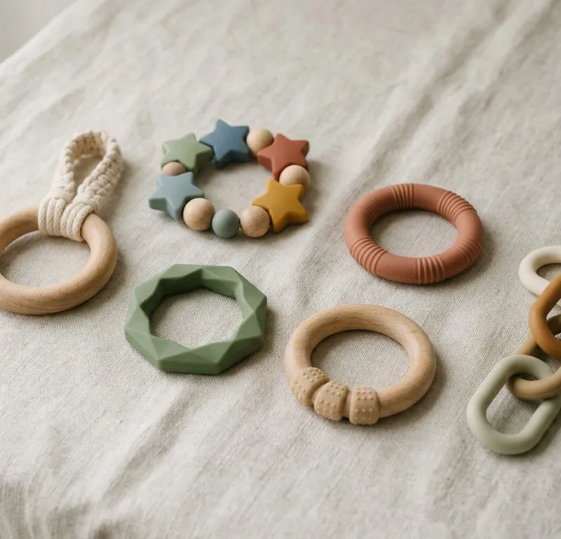 Artikel: Bijtringen voor baby's: rubber, hout, siliconen of BPA‑vrij plastic?