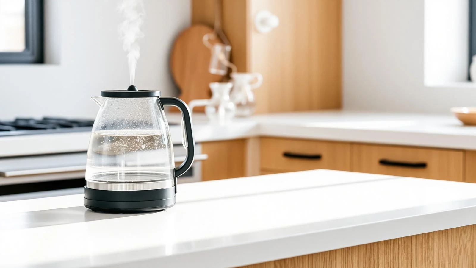 Artikel over keukengerei: Waterkoker zonder plastic: glazen en RVS-modellen vergeleken