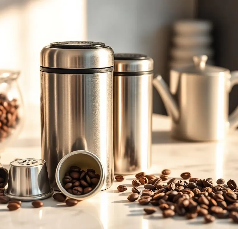 Artikel: Plastic koffiecapsules vervangen: hervulbare RVS en alternatieven