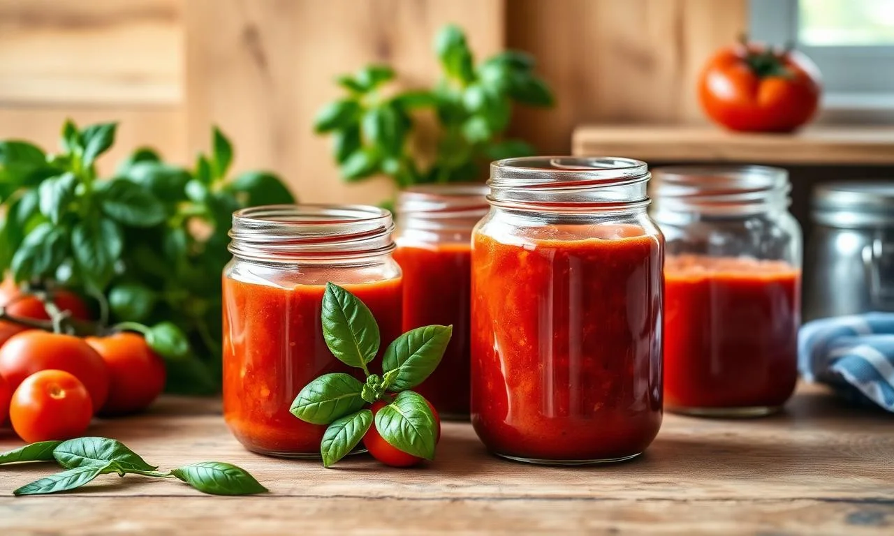 Artikel over bewaren: Tomatensaus bewaren zonder plastic: waarom glas onmisbaar is