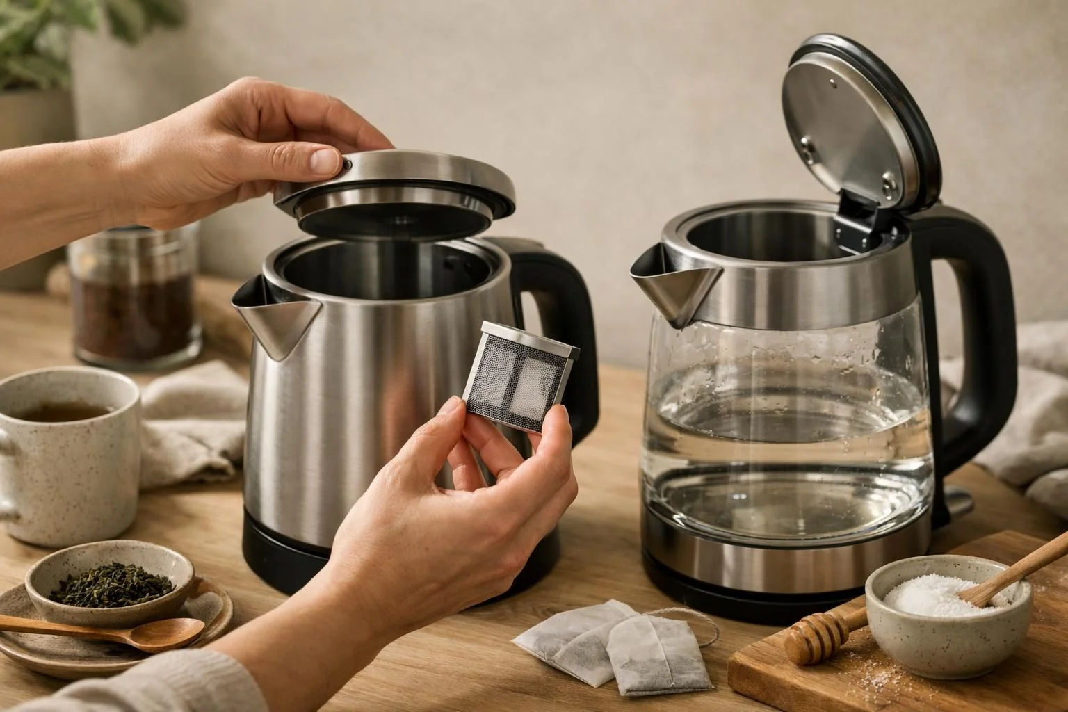 Artikel over keuken & eten: Waterkoker zonder plastic binnenkant: waar let je op?