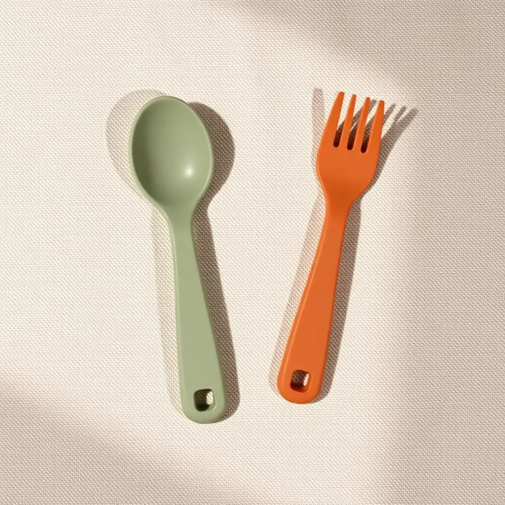 Siliconen kinderbestek (food-grade) — plastic-vrij alternatief in Eten & drinken
