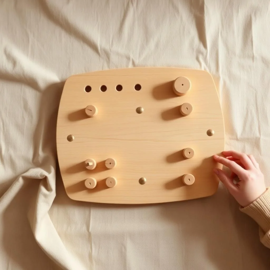 Houten busy board (Montessori) — plastic-vrij alternatief in Speelgoed
