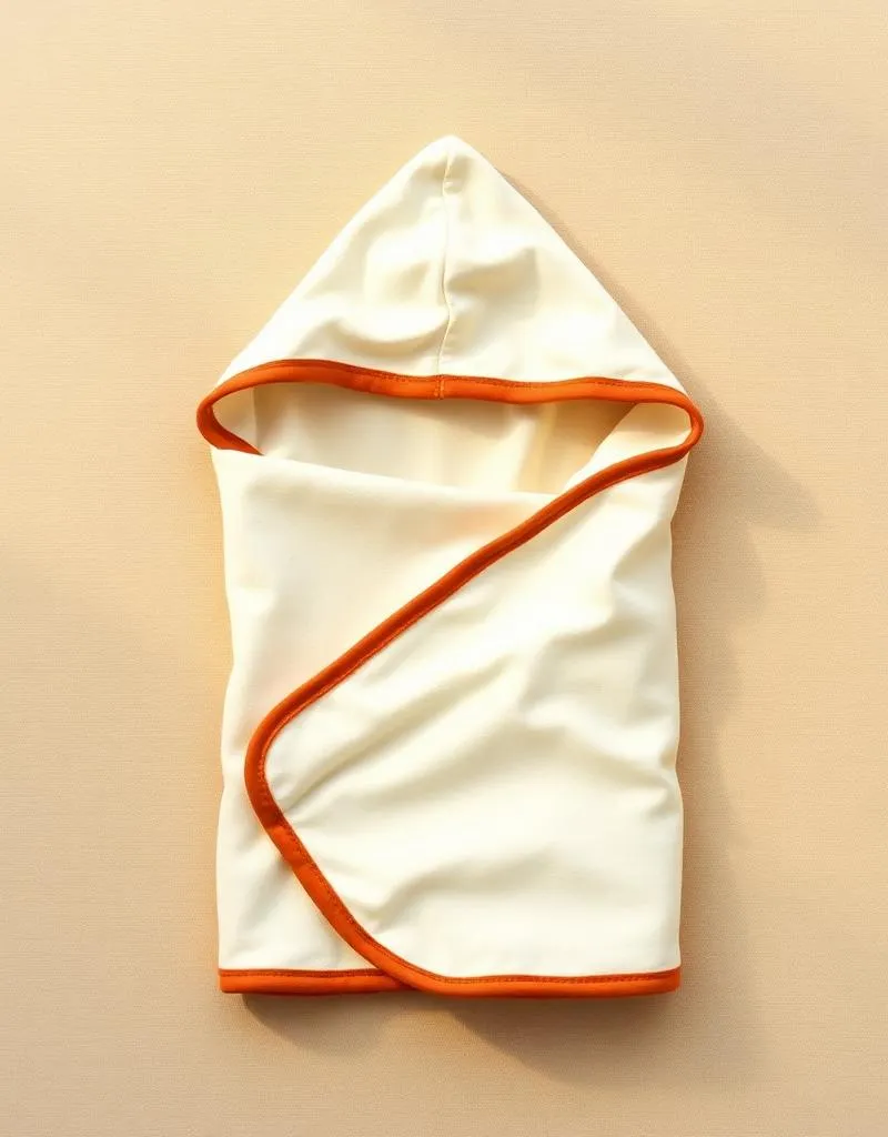 Katoen badcape met capuchon — plastic-vrij alternatief in Doeken & textiel