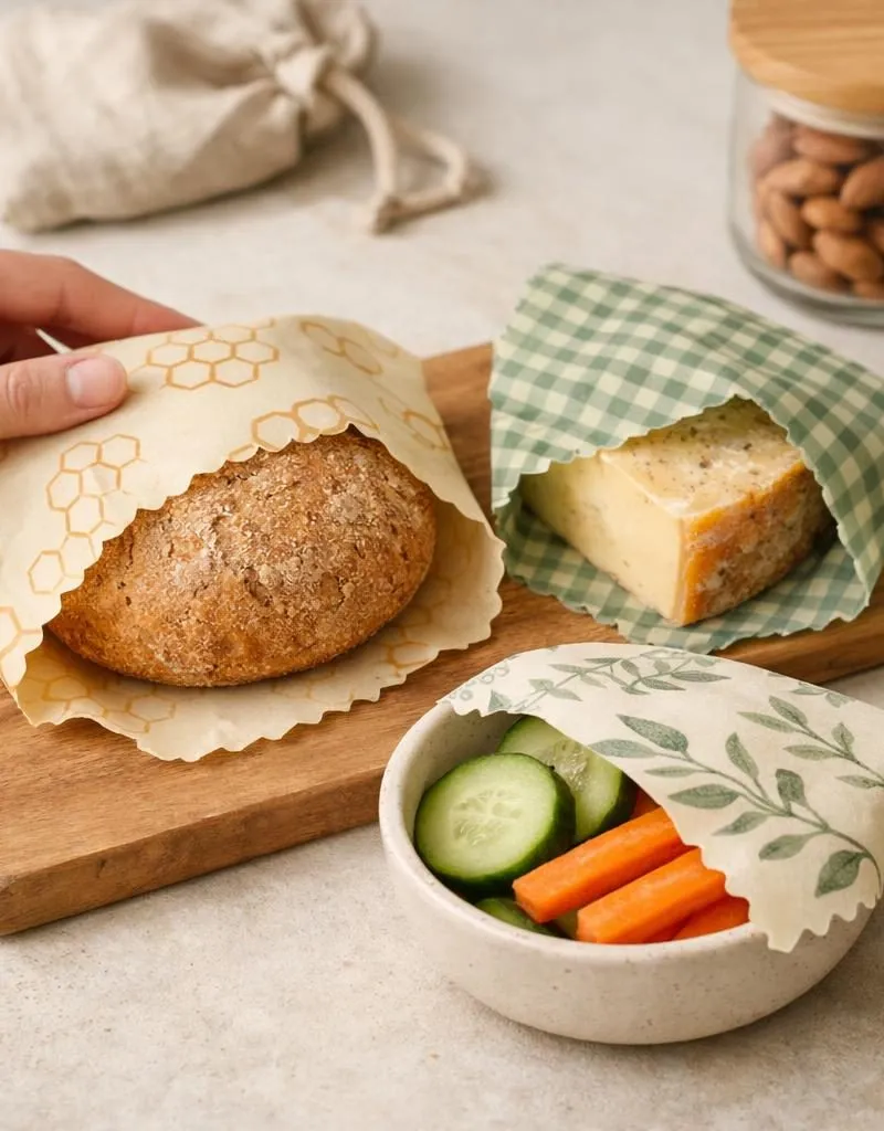 Bijenwas wraps — plastic-vrij alternatief in Bewaren