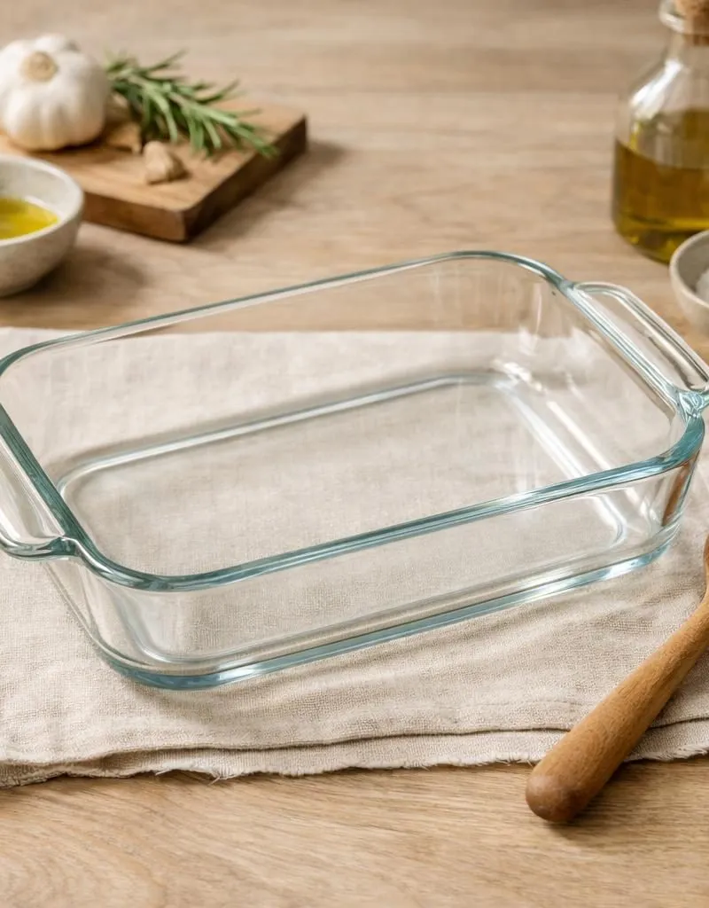 Borosilicaat glazen ovenschaal — plastic-vrij alternatief in Koken & bakken