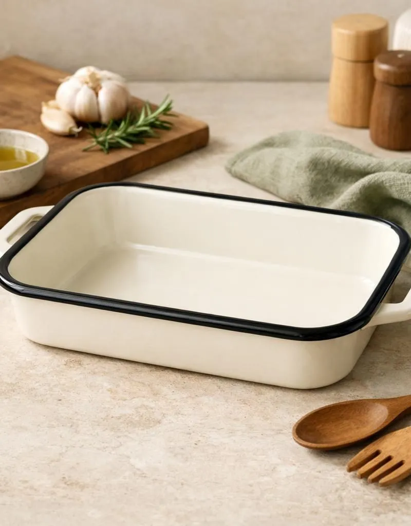 Emaille ovenschaal — plastic-vrij alternatief in Koken & bakken