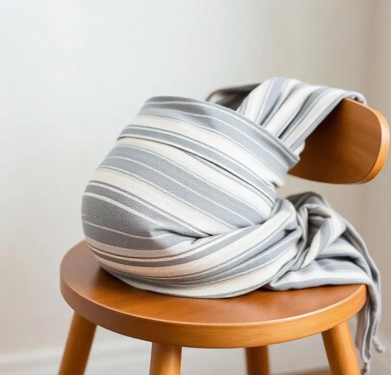 Katoenen draagdoek voor baby — plastic-vrij alternatief in Slapen & kleding