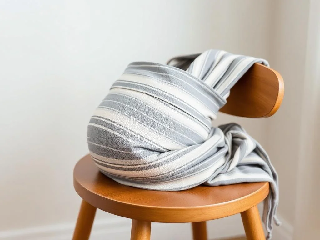 Katoenen draagdoek voor baby — plastic-vrij alternatief in Slapen & kleding