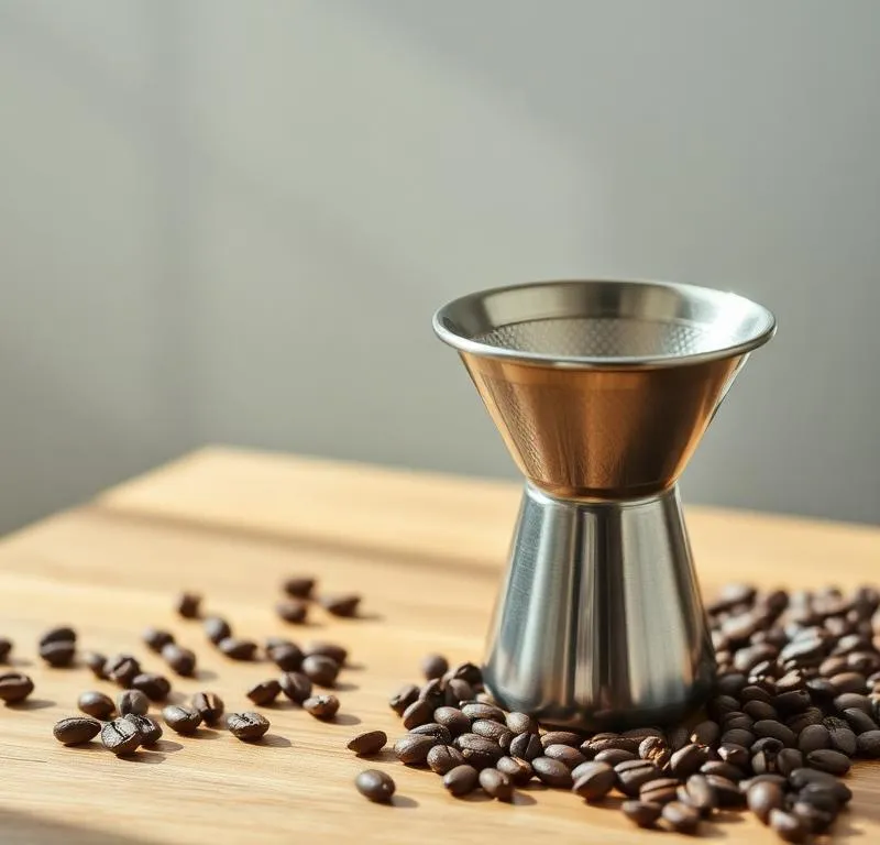 RVS koffiefilter (herbruikbaar) — plastic-vrij alternatief in Koffie & thee
