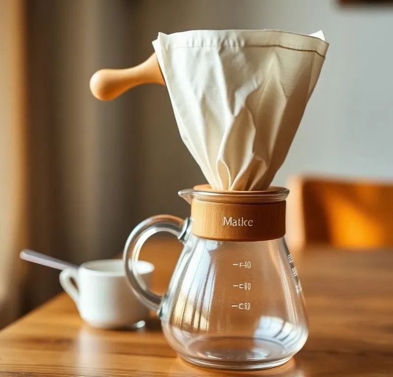 Stoffen koffiefilter (katoen) — plastic-vrij alternatief in Koffie & thee