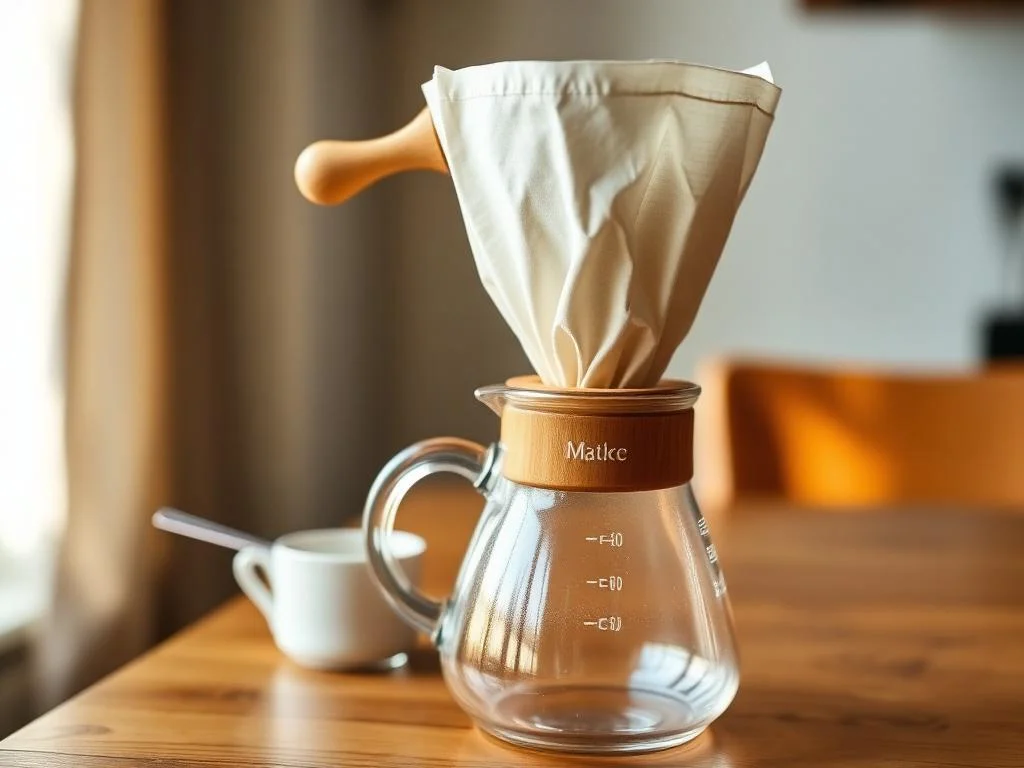 Stoffen koffiefilter (katoen) — plastic-vrij alternatief in Koffie & thee
