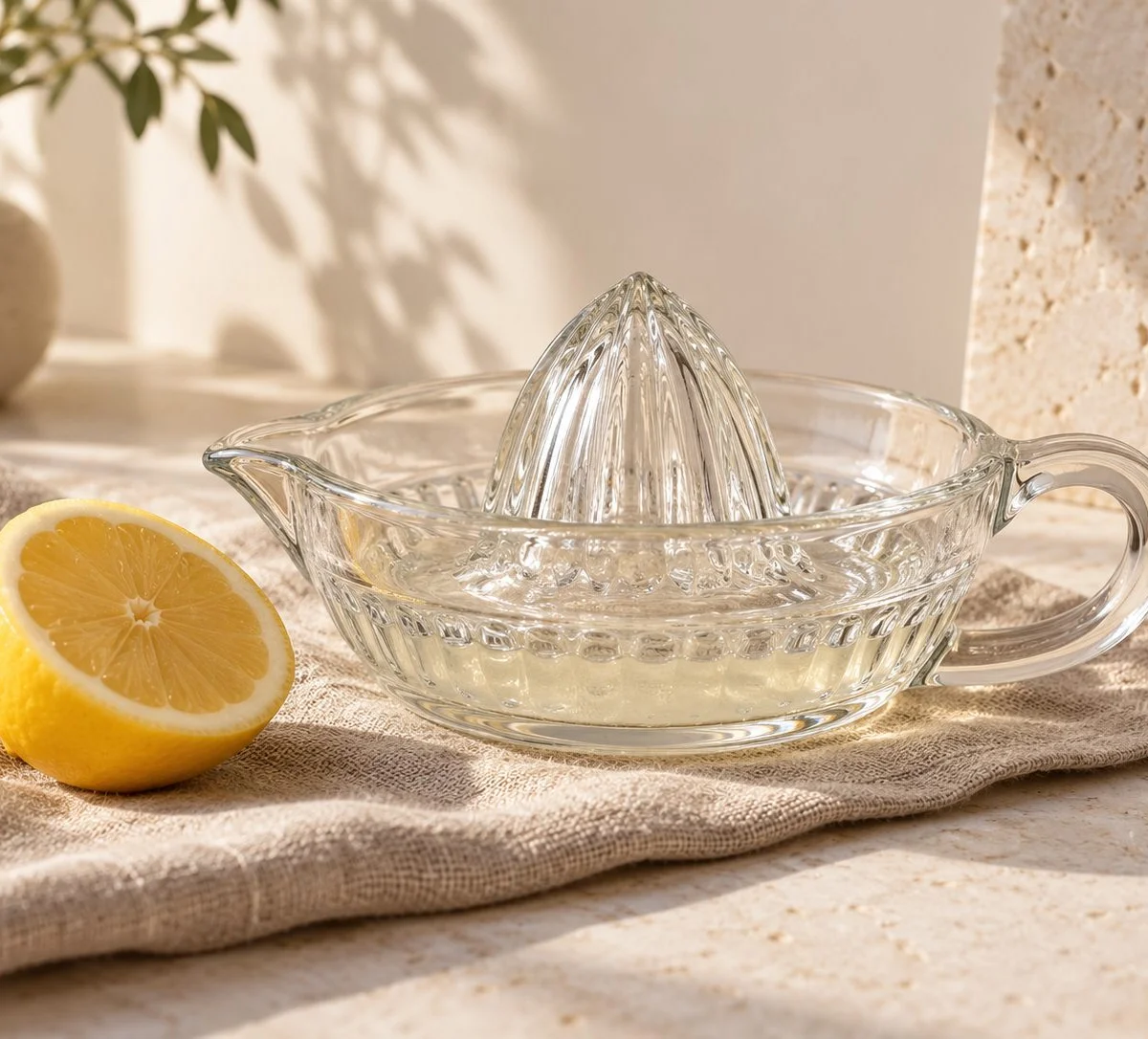 Glazen citruspers: plastic-vrij alternatief in Keuken & eten