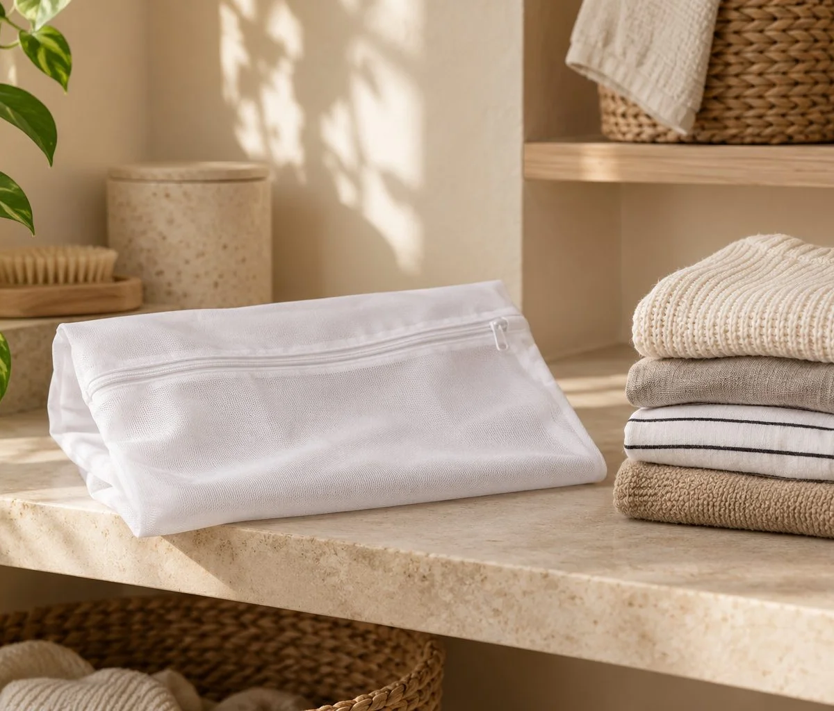 Guppyfriend waszak: plastic-vrij alternatief in Wassen