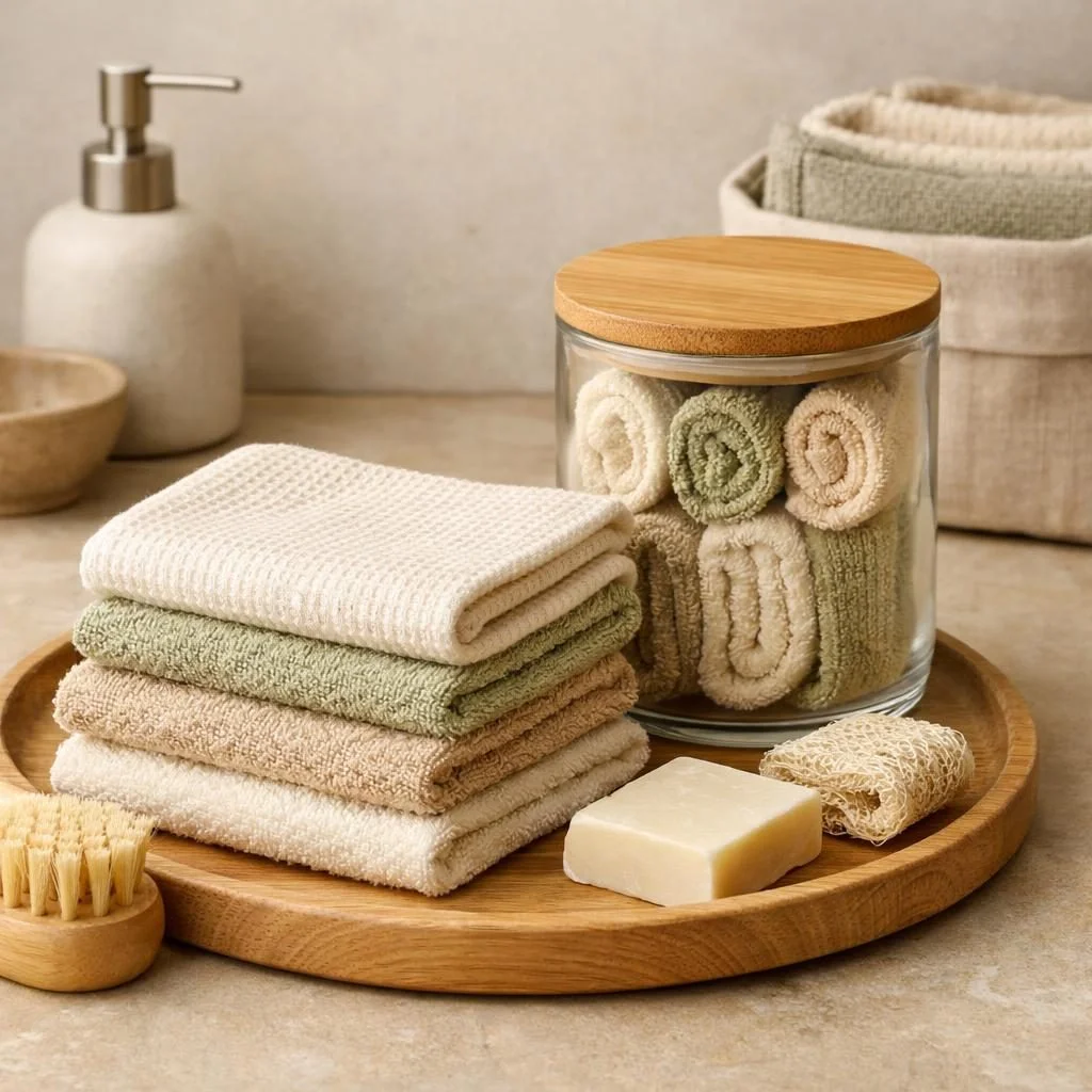 Herbruikbare schoonmaakdoekjes — plastic-vrij alternatief in Schoonmaakdoeken