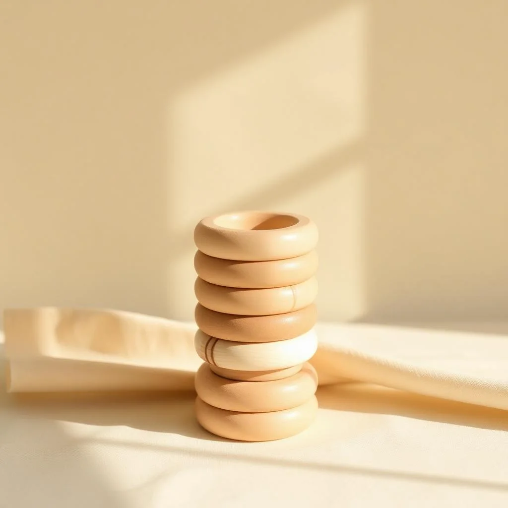 Houten stapeltoren (Montessori) — plastic-vrij alternatief in Baby & kids