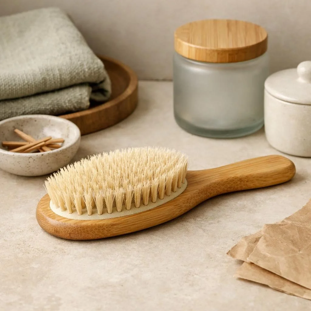 Plasticvrije haarborstel — plastic-vrij alternatief in Haarverzorging