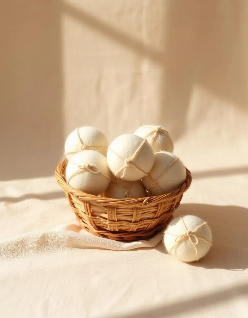 Wollen droogballen (set 6) — plastic-vrij alternatief in Drogen